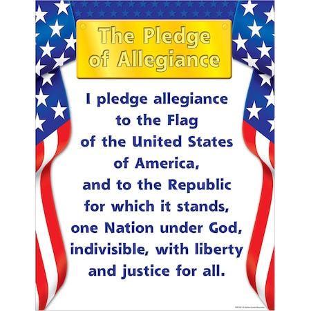 Pledge Of Allegiance Chart